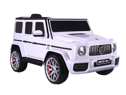 Mercedes G63, 12 Volt Kinder Accu Auto, Rubberen Banden, Leder Zitje En Meer!