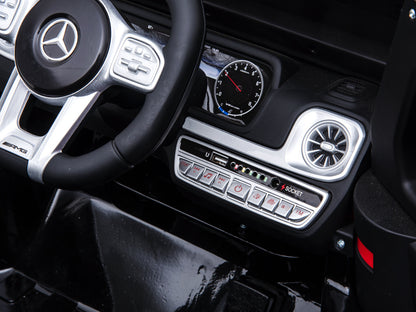 Mercedes G63, 12 Volt Kinder Accu Auto, Rubberen Banden, Leder Zitje En Meer!