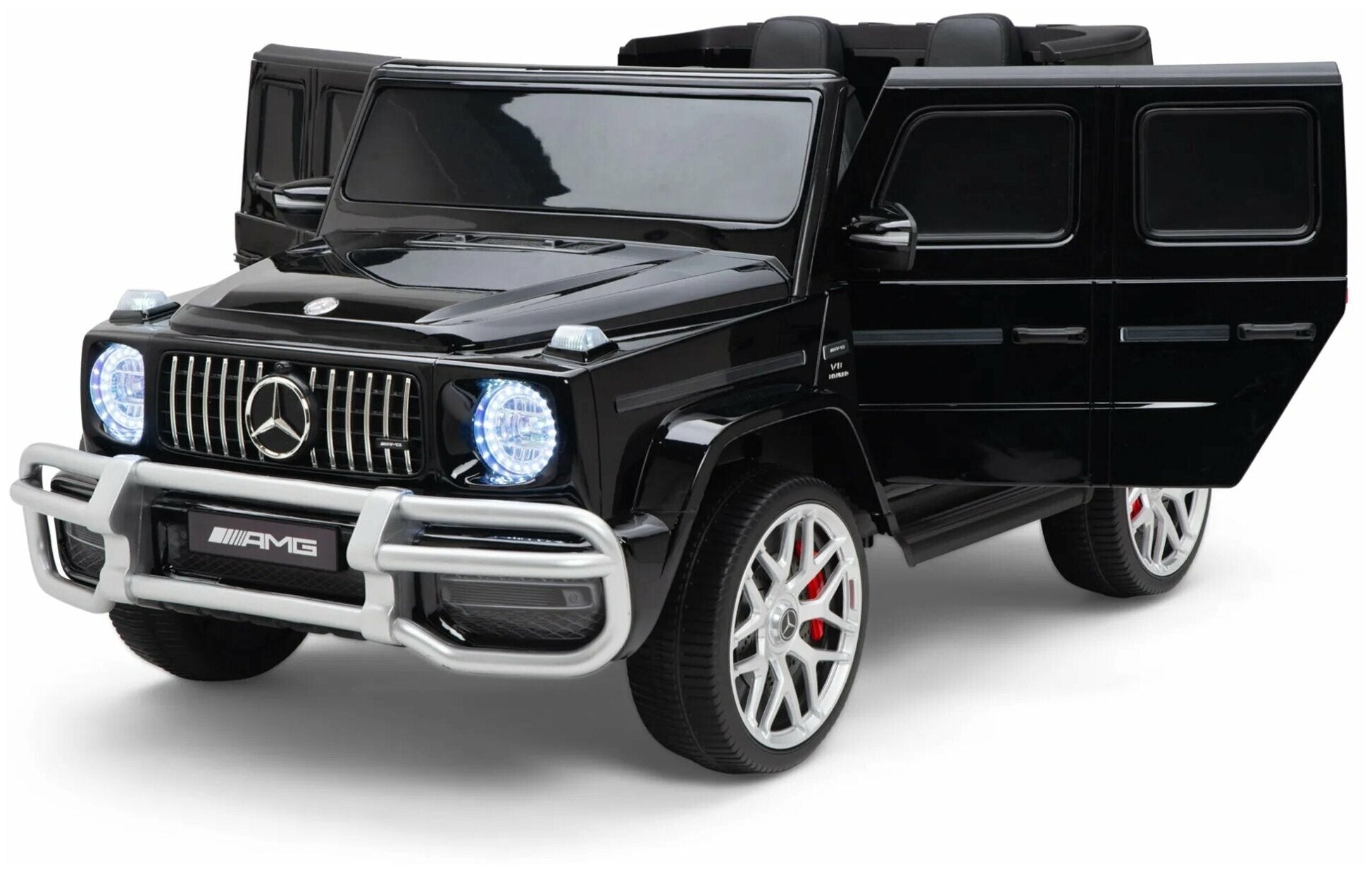 2 Persoons Mercedes G63 Amg, 24V En 4X4 Kinder Accu Voertuig!