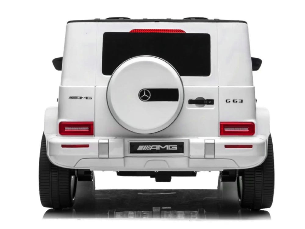 2 Persoons Mercedes G63 Amg, 24V En 4X4 Kinder Accu Voertuig!