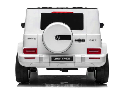 2 Persoons Mercedes G63 Amg, 24V En 4X4 Kinder Accu Voertuig!