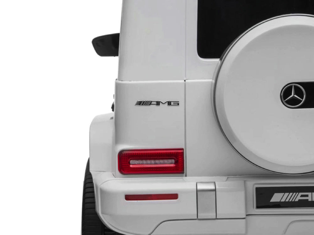 2 Persoons Mercedes G63 Amg, 24V En 4X4 Kinder Accu Voertuig!