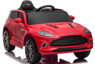 Aston Martin 12V Elektrische Kinderauto Met Rubberen Banden, Leder Zitje En Meer!