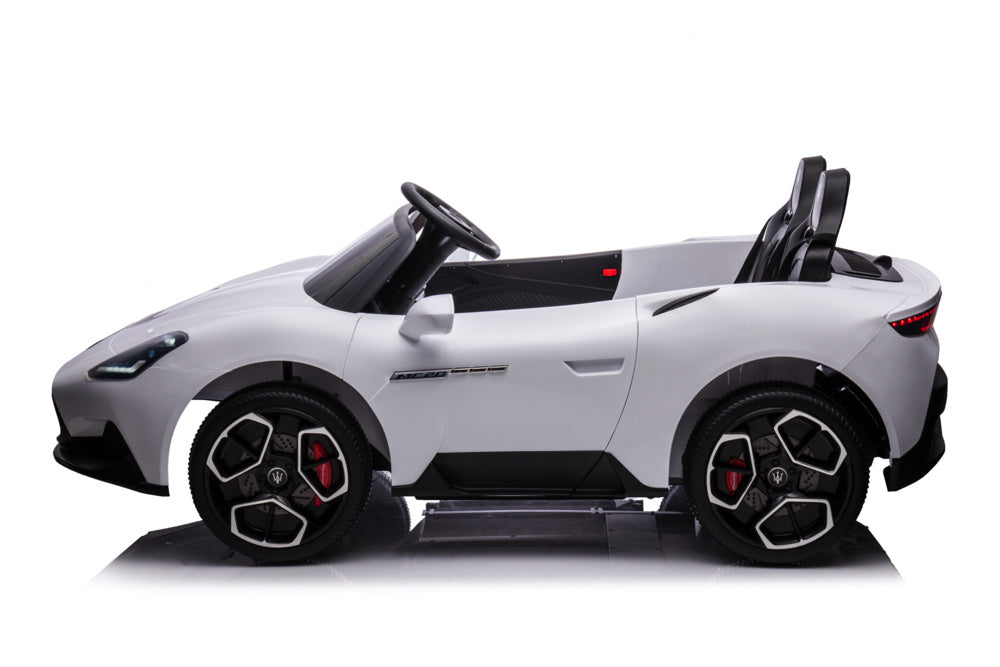 Maserati Mc20 2-Zitter, 24V Elektrische Kinderauto, Rubberen Banden, Leder Zitje.