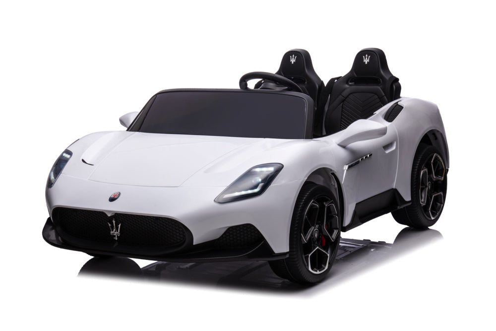 Maserati Mc20 2-Zitter, 24V Elektrische Kinderauto, Rubberen Banden, Leder Zitje.