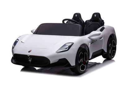 Maserati Mc20 2-Zitter, 24V Elektrische Kinderauto, Rubberen Banden, Leder Zitje.