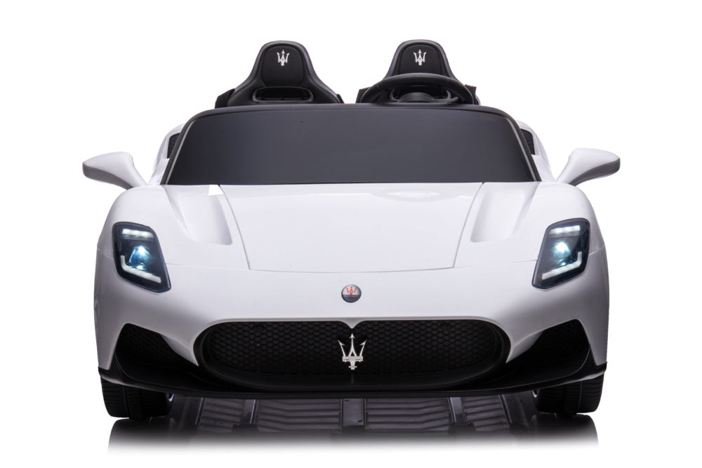 Maserati Mc20 2-Zitter, 24V Elektrische Kinderauto, Rubberen Banden, Leder Zitje.