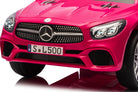 Mercedes Sl500, 12 Volt Elektrische Kinderauto Met Een Lithium Accu, Rubberen Banden, Leder Zitje En Meer!