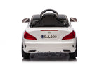 Mercedes Sl500, 12 Volt Elektrische Kinderauto Met Een Lithium Accu, Rubberen Banden, Leder Zitje En Meer!