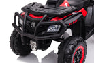 24 Volt Lithium Elektrische Quad, 4 Motoren, Rubberen Banden, Leder Zitting En Meer!