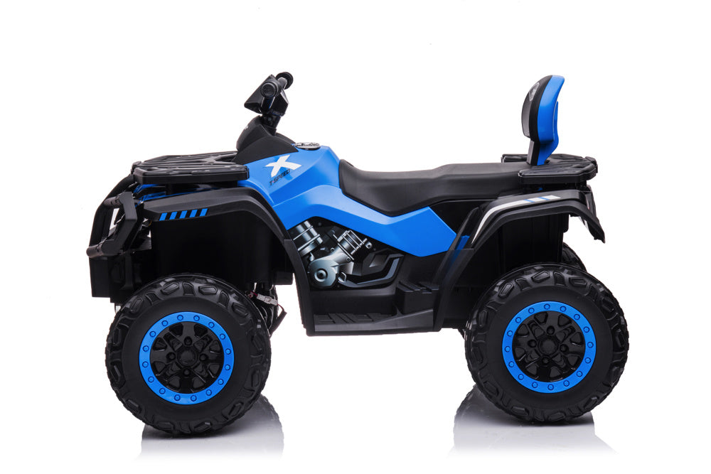 24 Volt Lithium Elektrische Quad, 4 Motoren, Rubberen Banden, Leder Zitting En Meer!