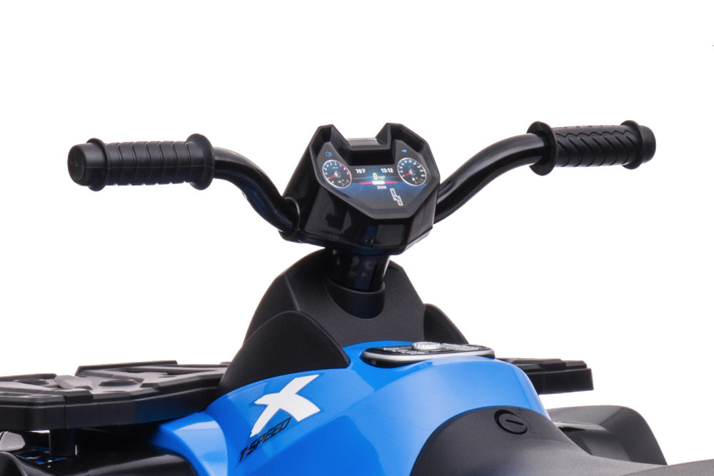 24 Volt Lithium Elektrische Quad, 4 Motoren, Rubberen Banden, Leder Zitting En Meer!