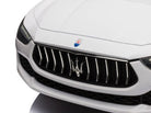 Maserati Ghibli, 12V Elektrische Kinderauto, Rubberen Banden, Leder Zitje.