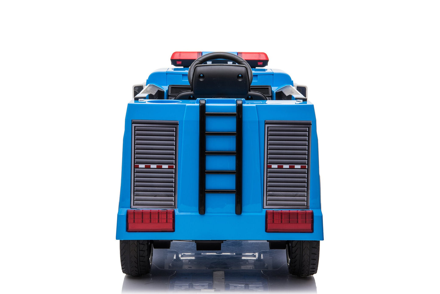 Politietruck 12V Elektrische Rit Op Vrachtwagen Blauw