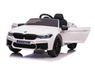 Bmw M5,Lithium, Leder Zitje, Rubberen Banden, Kinder Accu Auto!