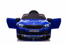 Bmw M5,Lithium, Leder Zitje, Rubberen Banden, Kinder Accu Auto!
