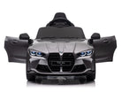 Bmw M4, 12 Volt Elektrische Kinderauto, Leder Zitje, Rubberen Banden, Kinder Accu Auto!