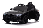 Bmw M4, 12 Volt Elektrische Kinderauto, Leder Zitje, Rubberen Banden, Kinder Accu Auto!