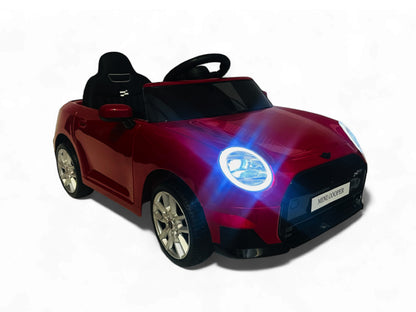 Mini Cooper S, 12 Volt Kinderauto  Met Rubberen Banden En Meer!