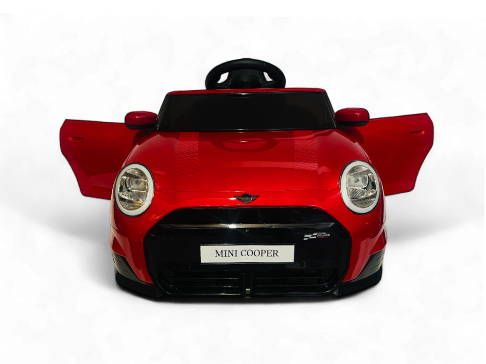 Mini Cooper S, 12 Volt Kinderauto  Met Rubberen Banden En Meer!