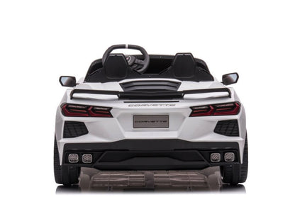 Corvette Stingray, 2-Persoons Elektrische Kinder Voertuig, 12 Volt Met Rubberen Banden, Leder Zitje En Meer!