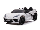 Corvette Stingray, 2-Persoons Elektrische Kinder Voertuig, 12 Volt Met Rubberen Banden, Leder Zitje En Meer!