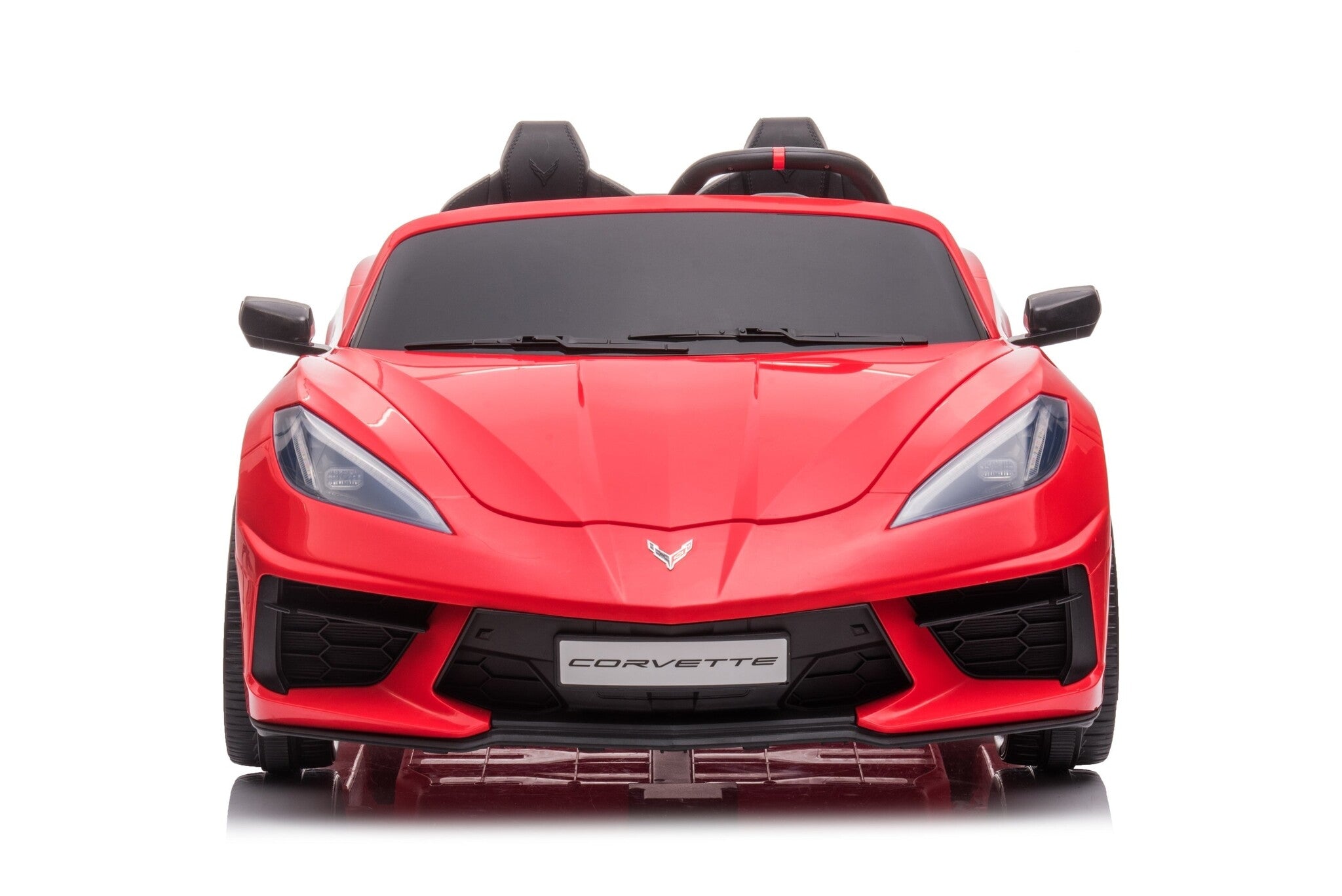 Corvette Stingray, 2-Persoons Elektrische Kinder Voertuig, 12 Volt Met Rubberen Banden, Leder Zitje En Meer!