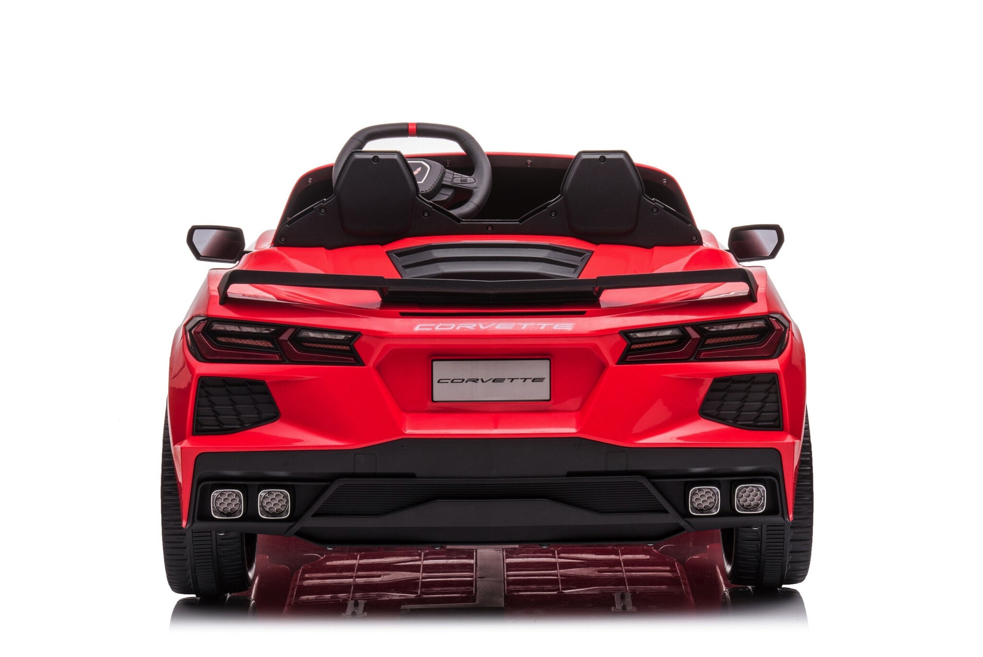 Corvette Stingray, 2-Persoons Elektrische Kinder Voertuig, 12 Volt Met Rubberen Banden, Leder Zitje En Meer!