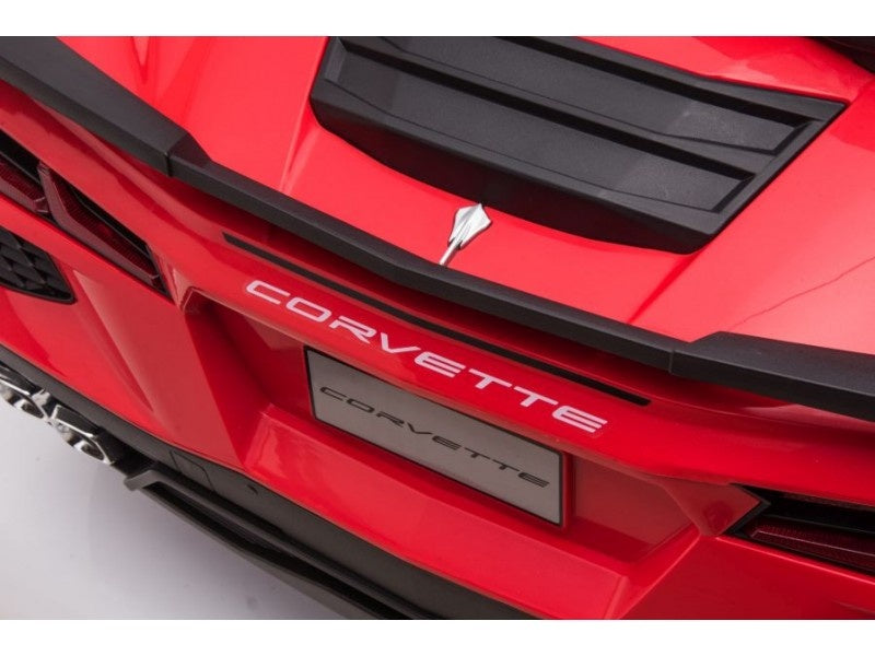 Corvette Stingray, 2-Persoons Elektrische Kinder Voertuig, 12 Volt Met Rubberen Banden, Leder Zitje En Meer!