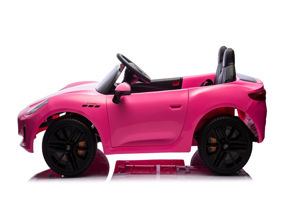 Maserati Granturismo Folgore 2-Zitter, 12 Volt Kinderauto  Met Rubberen Banden En Meer!