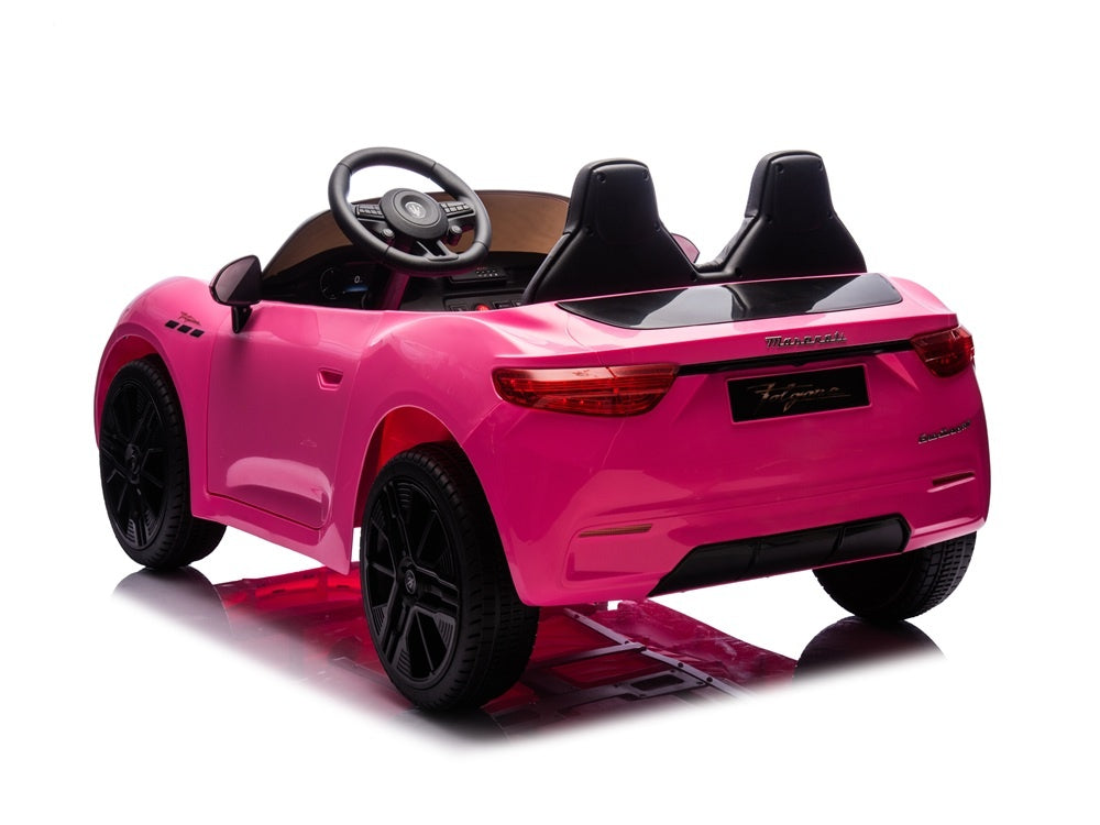 Maserati Granturismo Folgore 2-Zitter, 12 Volt Kinderauto  Met Rubberen Banden En Meer!