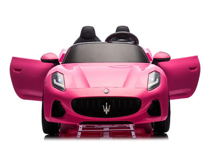 Maserati Granturismo Folgore 2-Zitter, 12 Volt Kinderauto  Met Rubberen Banden En Meer!