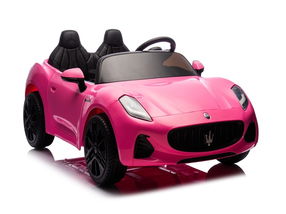 Maserati Granturismo Folgore 2-Zitter, 12 Volt Kinderauto  Met Rubberen Banden En Meer!