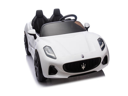 Maserati Granturismo Folgore 2-Zitter, 12 Volt Kinderauto  Met Rubberen Banden En Meer!