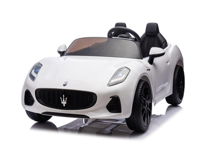 Maserati Granturismo Folgore 2-Zitter, 12 Volt Kinderauto  Met Rubberen Banden En Meer!