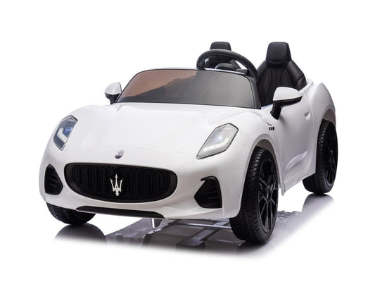 Maserati Granturismo Folgore 2-Zitter, 12 Volt Kinderauto  Met Rubberen Banden En Meer!