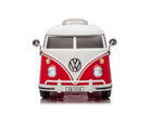 Volkswagen T1 Classic Bus, 12 Volt Kinderauto Met Rubberen Banden En Meer!