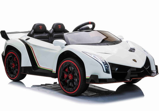 Lamborghini Veneno, 2-Persoons Elektrische Kinderauto Met 4 Motoren En Meer.