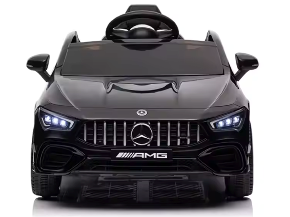 Mercedes Cla 45 S Amg Elektrische Kinderauto 12 Volt Elektrische Kinderauto Met Rubberen Banden, Leder Zitje En Meer!