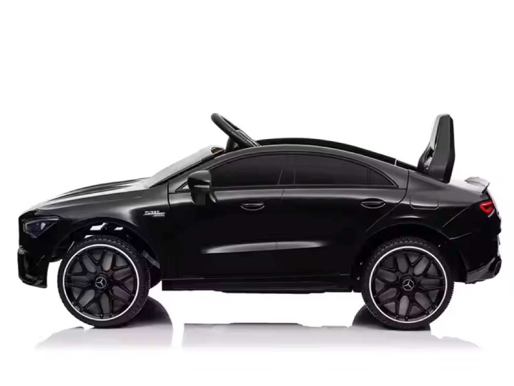 Mercedes Cla 45 S Amg Elektrische Kinderauto 12 Volt Elektrische Kinderauto Met Rubberen Banden, Leder Zitje En Meer!
