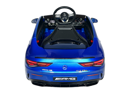 Mercedes Cla 45 S Amg Elektrische Kinderauto 12 Volt Elektrische Kinderauto Met Rubberen Banden, Leder Zitje En Meer!