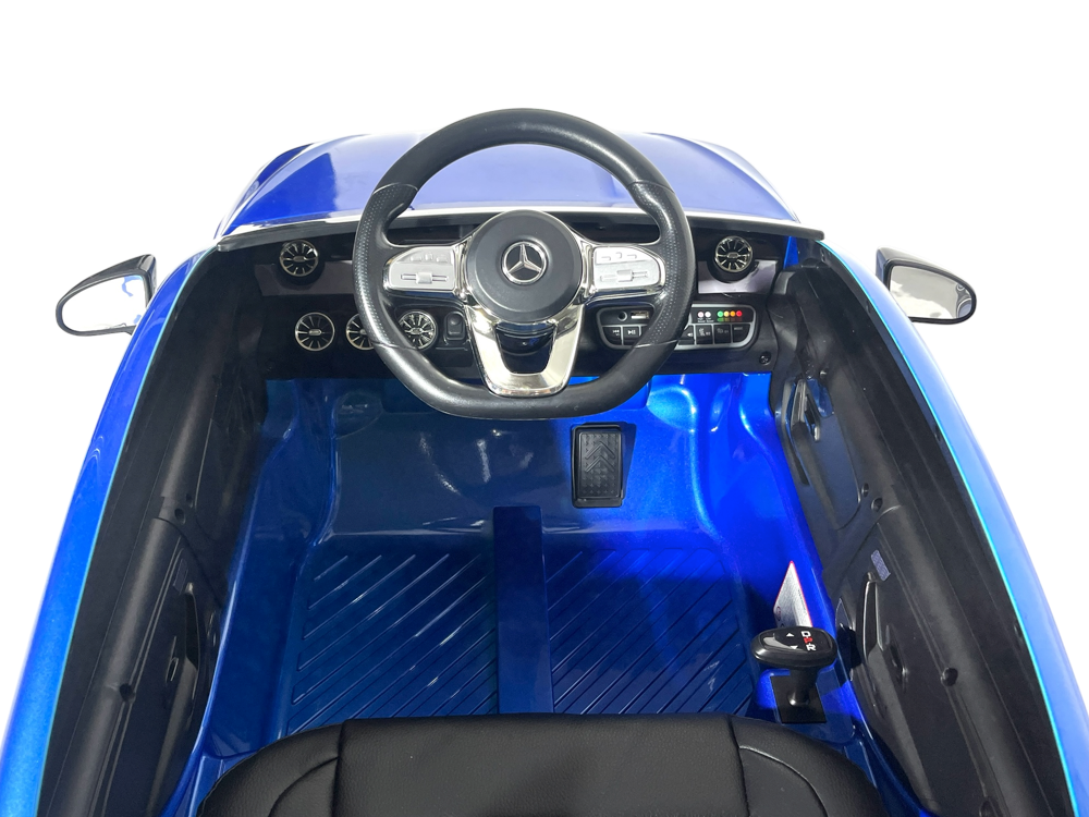 Mercedes Cla 45 S Amg Elektrische Kinderauto 12 Volt Elektrische Kinderauto Met Rubberen Banden, Leder Zitje En Meer!
