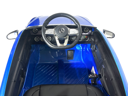 Mercedes Cla 45 S Amg Elektrische Kinderauto 12 Volt Elektrische Kinderauto Met Rubberen Banden, Leder Zitje En Meer!