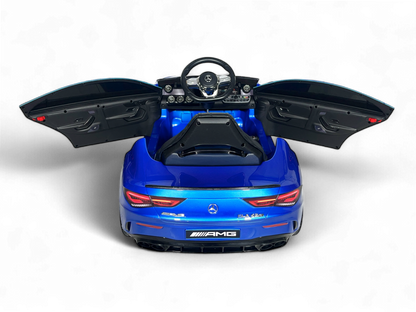 Mercedes Cla 45 S Amg Elektrische Kinderauto 12 Volt Elektrische Kinderauto Met Rubberen Banden, Leder Zitje En Meer!