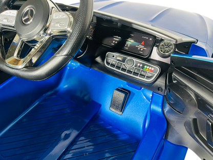 Mercedes Cla 45 S Amg Elektrische Kinderauto 12 Volt Elektrische Kinderauto Met Rubberen Banden, Leder Zitje En Meer!