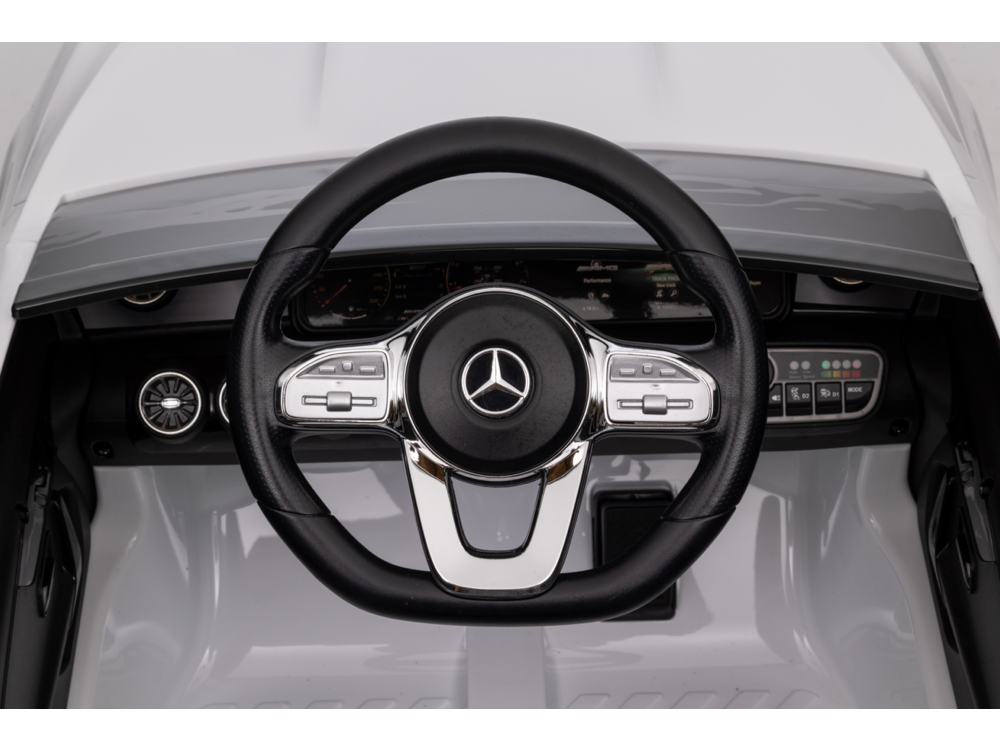 Mercedes Cla 45 S Amg Elektrische Kinderauto 12 Volt Elektrische Kinderauto Met Rubberen Banden, Leder Zitje En Meer!