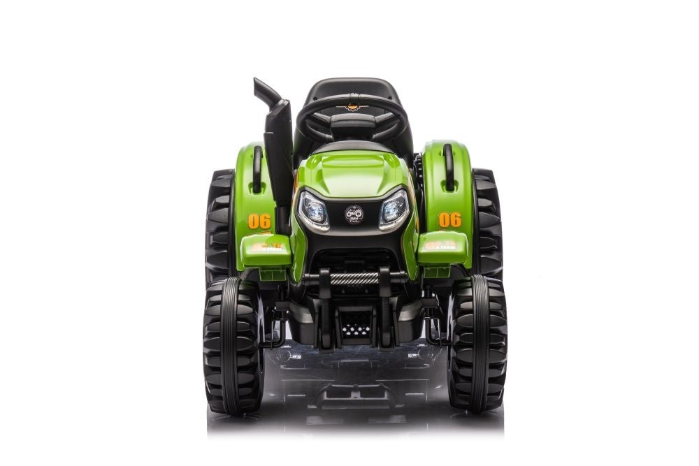 Elektrische Tractor Met Aanhangwagen, 12 Volt, Muziek Module, Bluetooth