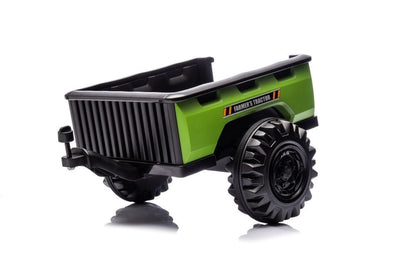 Elektrische Tractor Met Aanhangwagen, 12 Volt, Muziek Module, Bluetooth
