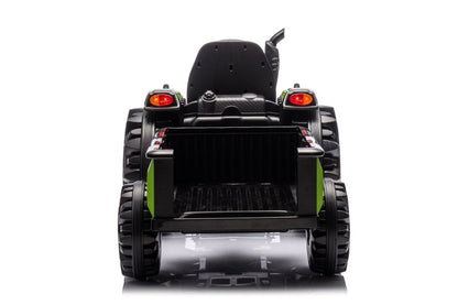 Elektrische Tractor Met Aanhangwagen, 12 Volt, Muziek Module, Bluetooth